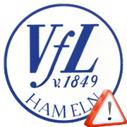 VfL Hameln Logo Pinwand Achtung